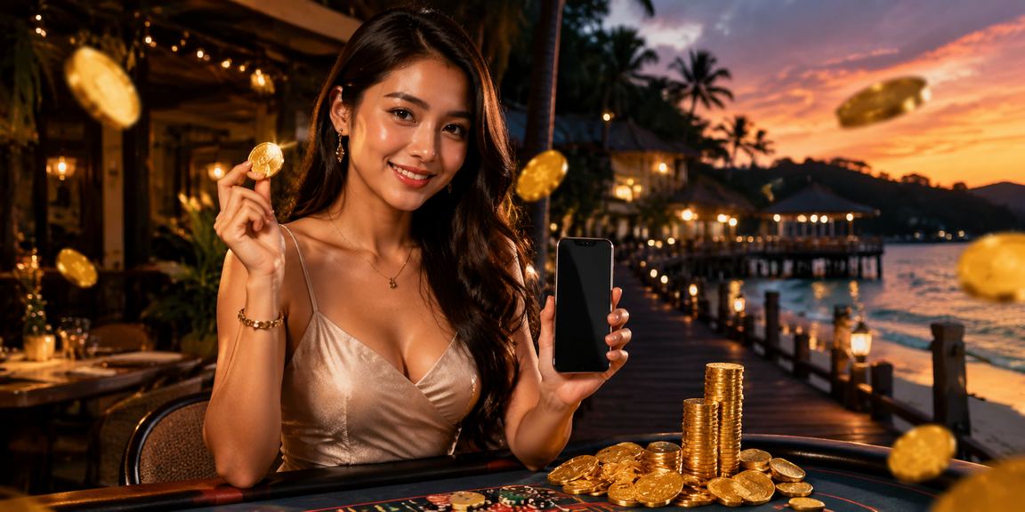 Pemain menikmati baccarat atas talian di Pulau Pinang
